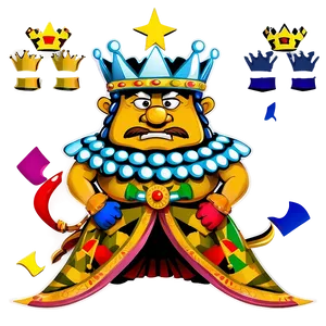 Cartoon King Character Png Gug PNG image