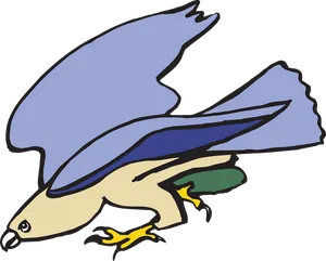 Cartoon Kite Bird Illustration PNG