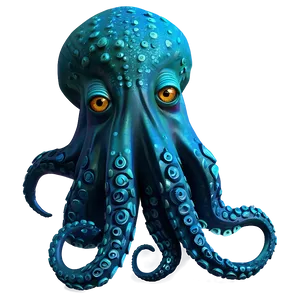 Cartoon Kraken Character Png Ldv3 PNG image