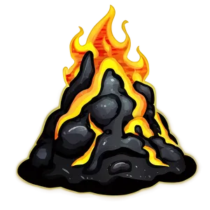Cartoon Lava Fire PNG 5