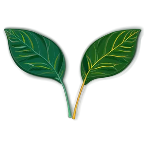 Cartoon Leaves PNG Mso52