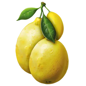 Cartoon Lemons Png 06122024 PNG image