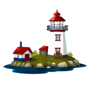 Cartoon Lighthouse Png 18 PNG image