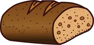 Cartoon Loafof Bread PNG image