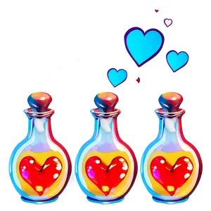 Cartoon Love Potion PNG Wbw