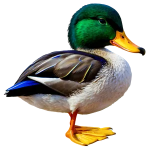 Cartoon Mallard Duck PNG Hlq4
