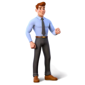 Cartoon Man Character PNG Uud63