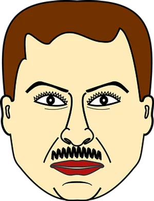 Cartoon Man Portrait