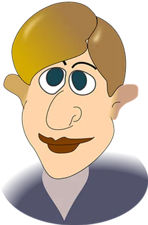 Cartoon Man Portrait