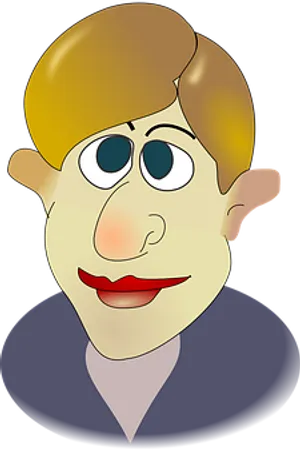 Cartoon Man Portrait