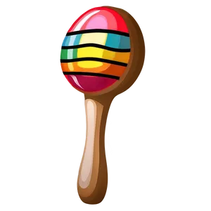 Cartoon Maraca Drawing Png 06122024 PNG image