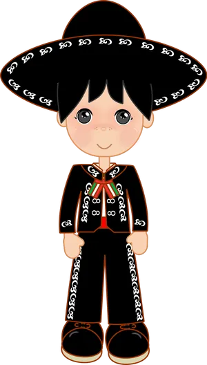 Cartoon Mariachi Character.png PNG image