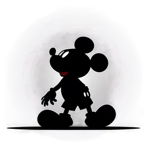 Cartoon Mickey Mouse Silhouette Png Syw82 PNG image