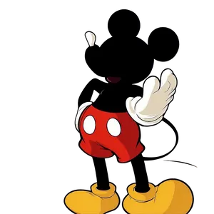 Cartoon Mickey Mouse Silhouette Png Ytd83 PNG image