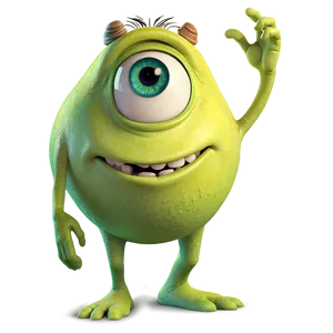 Cartoon Mike Wazowski Png Gyo59 PNG image