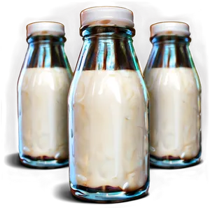 Cartoon Milk Bottle Png 06212024 PNG image