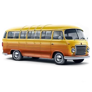 Cartoon Mini Bus PNG Iqu