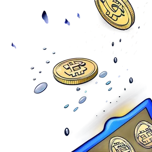 Cartoon Money Rain Png Tas PNG image