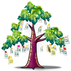 Cartoon Money Tree Png 17 PNG image