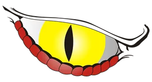 Cartoon Monster Eye PNG image
