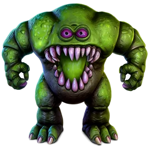 Cartoon Monsters PNG Rti