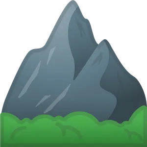 Cartoon Mountain Peak PNG image