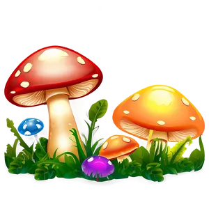 Cartoon Mushroom Png Uvc PNG image