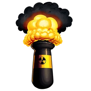 Cartoon Nuclear Bomb Png 05252024 PNG image