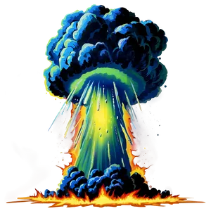 Cartoon Nuclear Explosion PNG 21