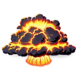 Cartoon Nuclear Explosion PNG Wrr16 PNG