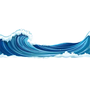 Cartoon Ocean Wave PNG 7