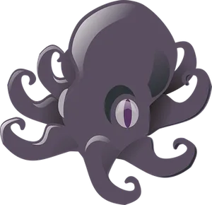 Cartoon Octopus Graphic