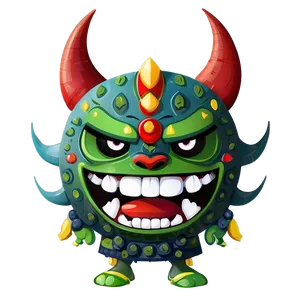 Cartoon Oni For Kids PNG Jru15 PNG