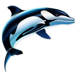 Cartoon Orca PNG 05242024