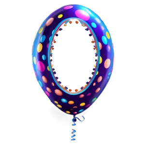 Cartoon Oval Balloon PNG Uvb