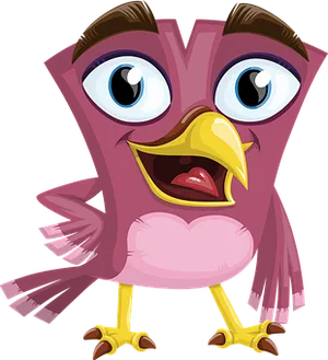 Cartoon_ Owl_ Character_ Vector PNG image
