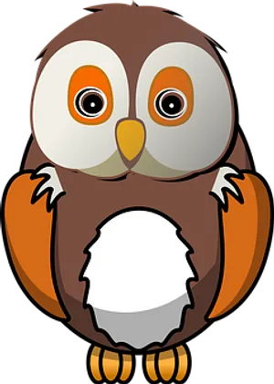 Cartoon_ Owl_ Vector_ Illustration