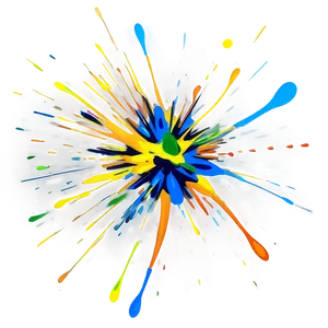 Cartoon Paint Splash PNG 05242024
