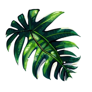 Cartoon Palm Leaves Png Cyk PNG image