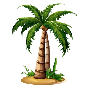 Cartoon Palm Tree Png Bpq87 PNG image