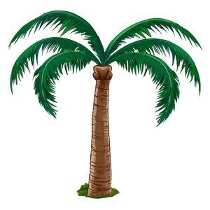 Cartoon Palm Trees PNG Hmu76