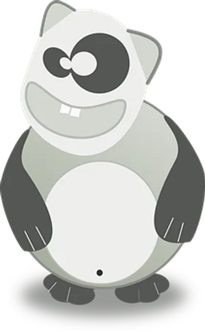 Cartoon Panda Bear Graphic