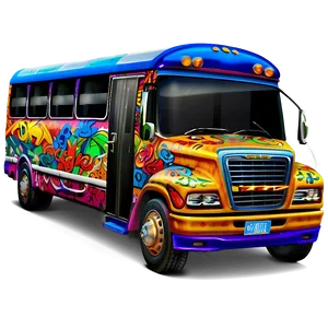 Cartoon Party Bus Png 58 PNG image