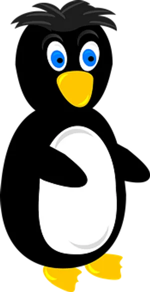 Cartoon Penguin Character