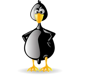 Cartoon Penguin Character
