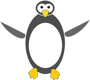 Cartoon Penguin Graphic