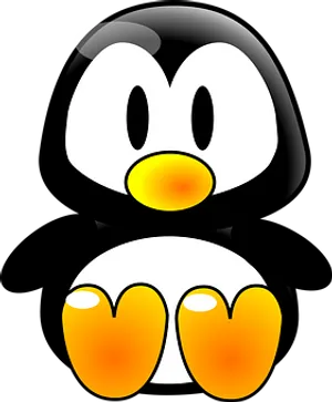 Cartoon Penguin Graphic