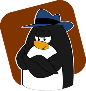 Cartoon Penguinwith Hat