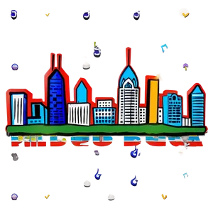 Cartoon Philadelphia Skyline Png 14 PNG image