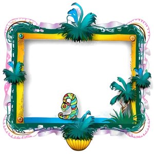 Cartoon Photo Border PNG 23